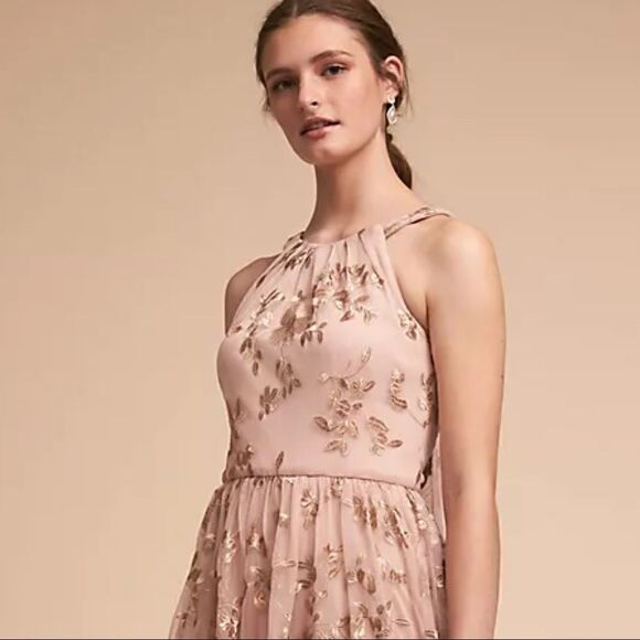 BHLDN ANTONIA DRESS NEW SIZE 10 ROSE GOLD - Picture 3 of 8